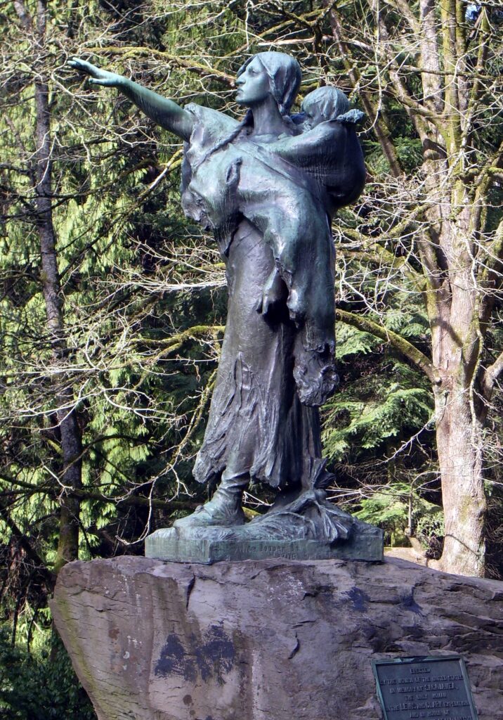 Sacajawea and Jean-Baptiste