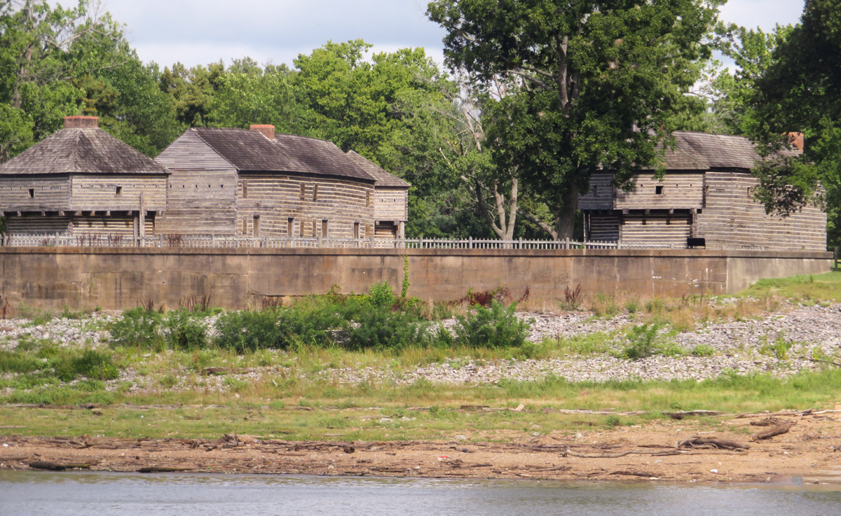 Reconstruction of an early American fort