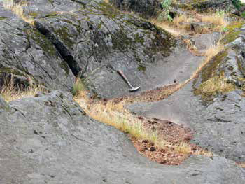 Large, smooth rock with large curves