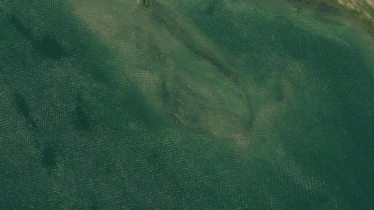 Satellite view of the area around this place