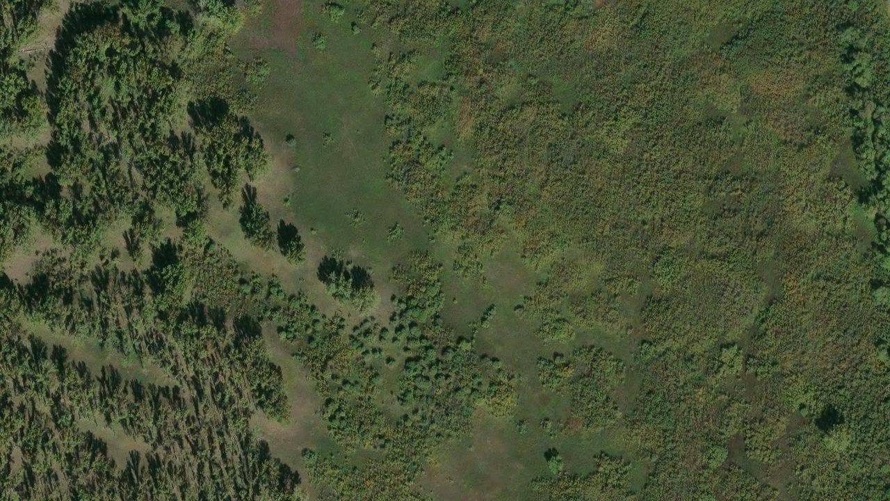 Satellite view of the area around this place