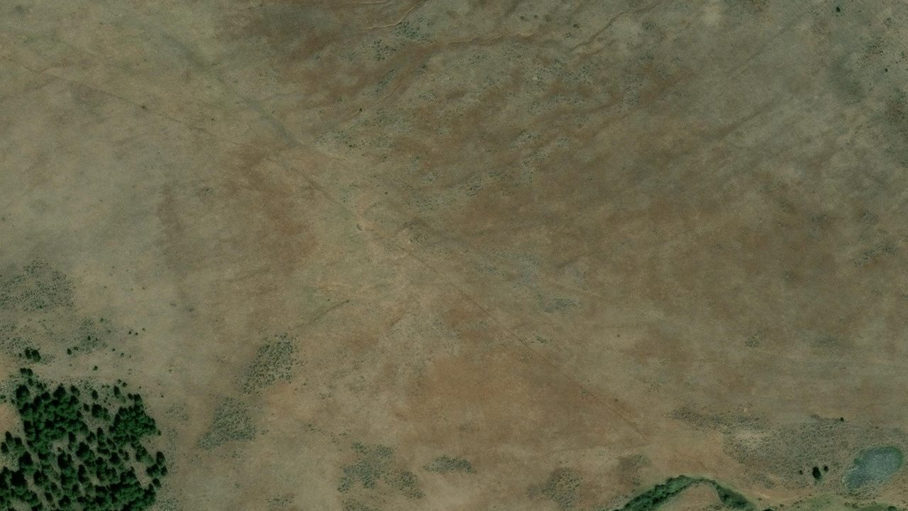 Satellite view of the area around this place