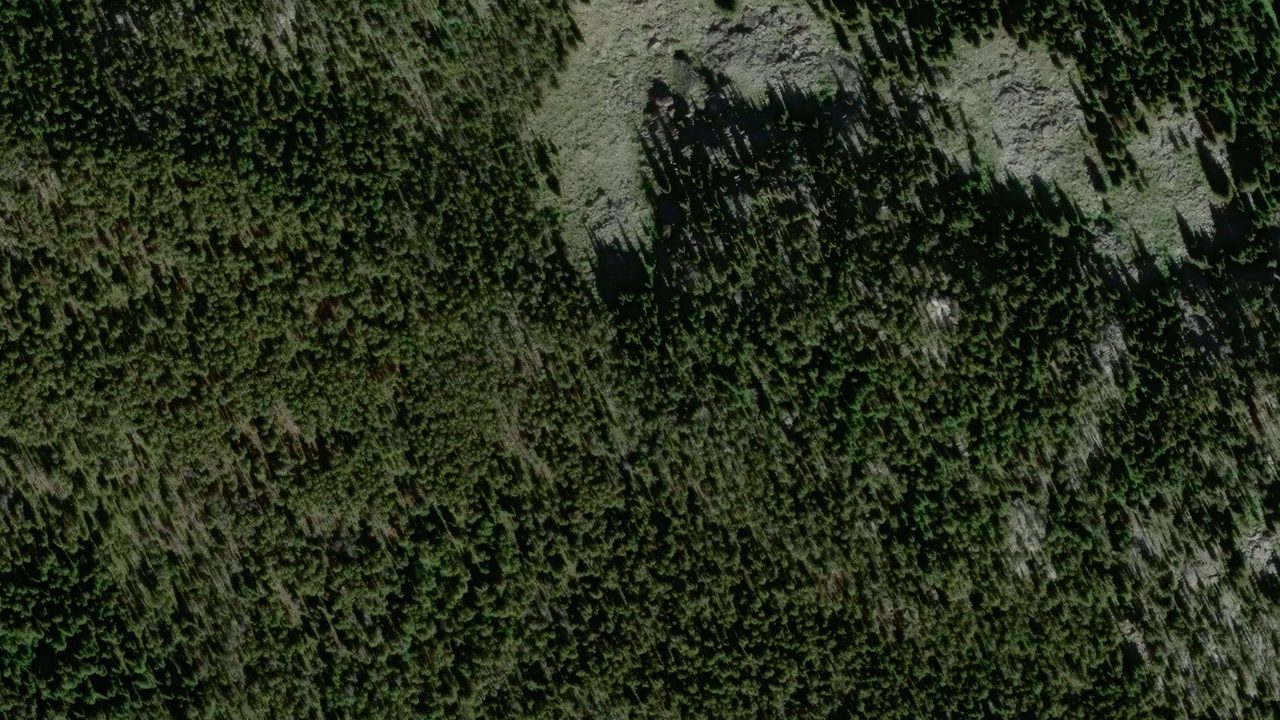 Satellite view of the area around this place