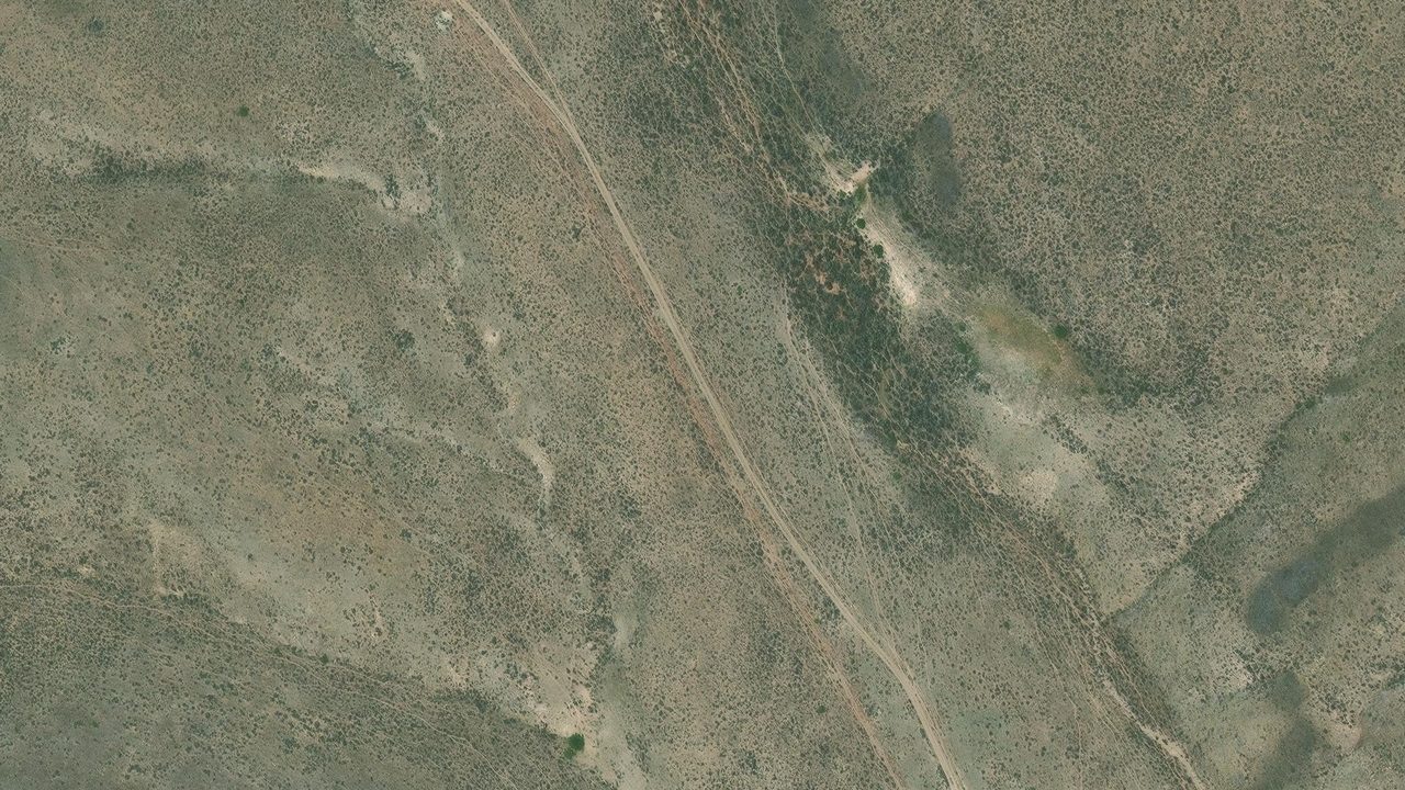 Satellite view of the area around this place
