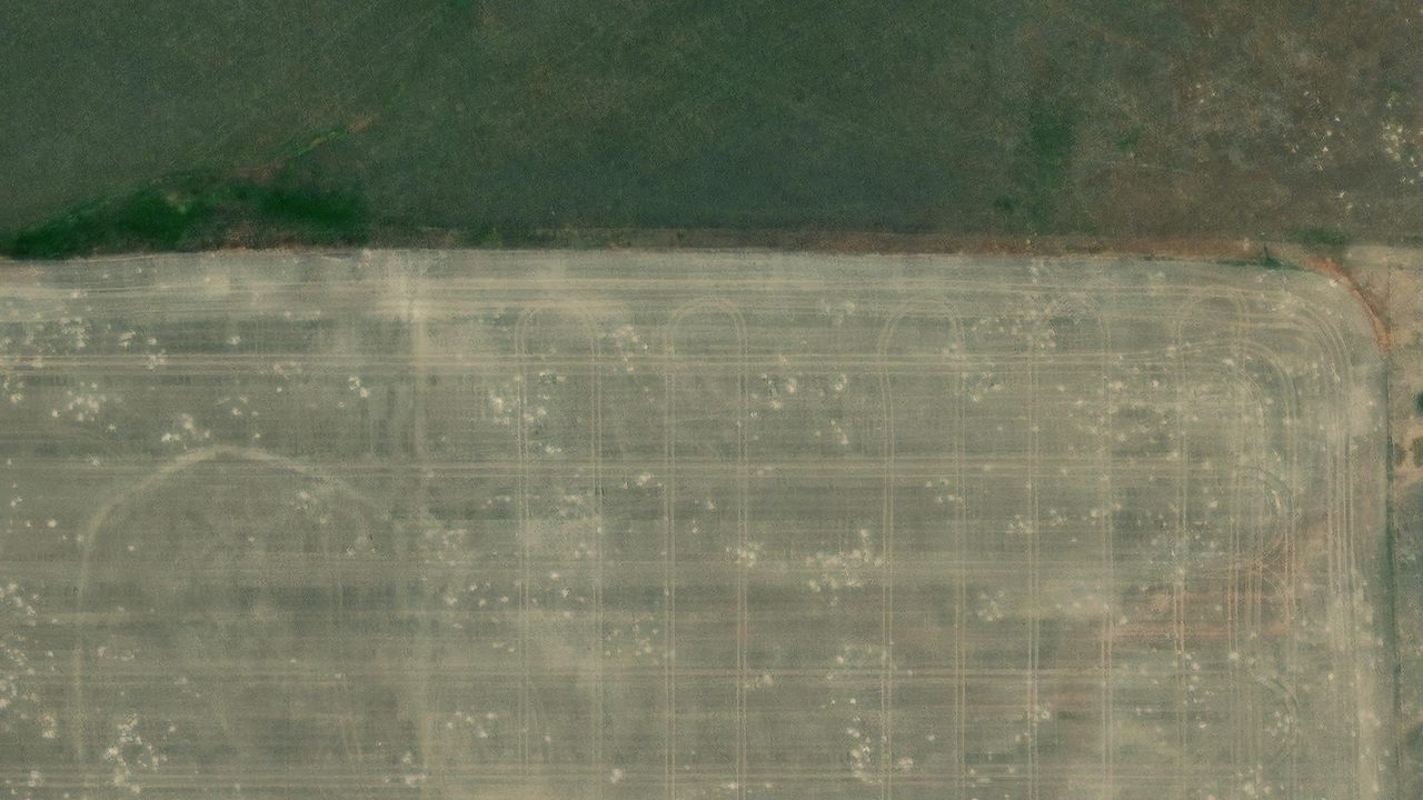 Satellite view of the area around this place
