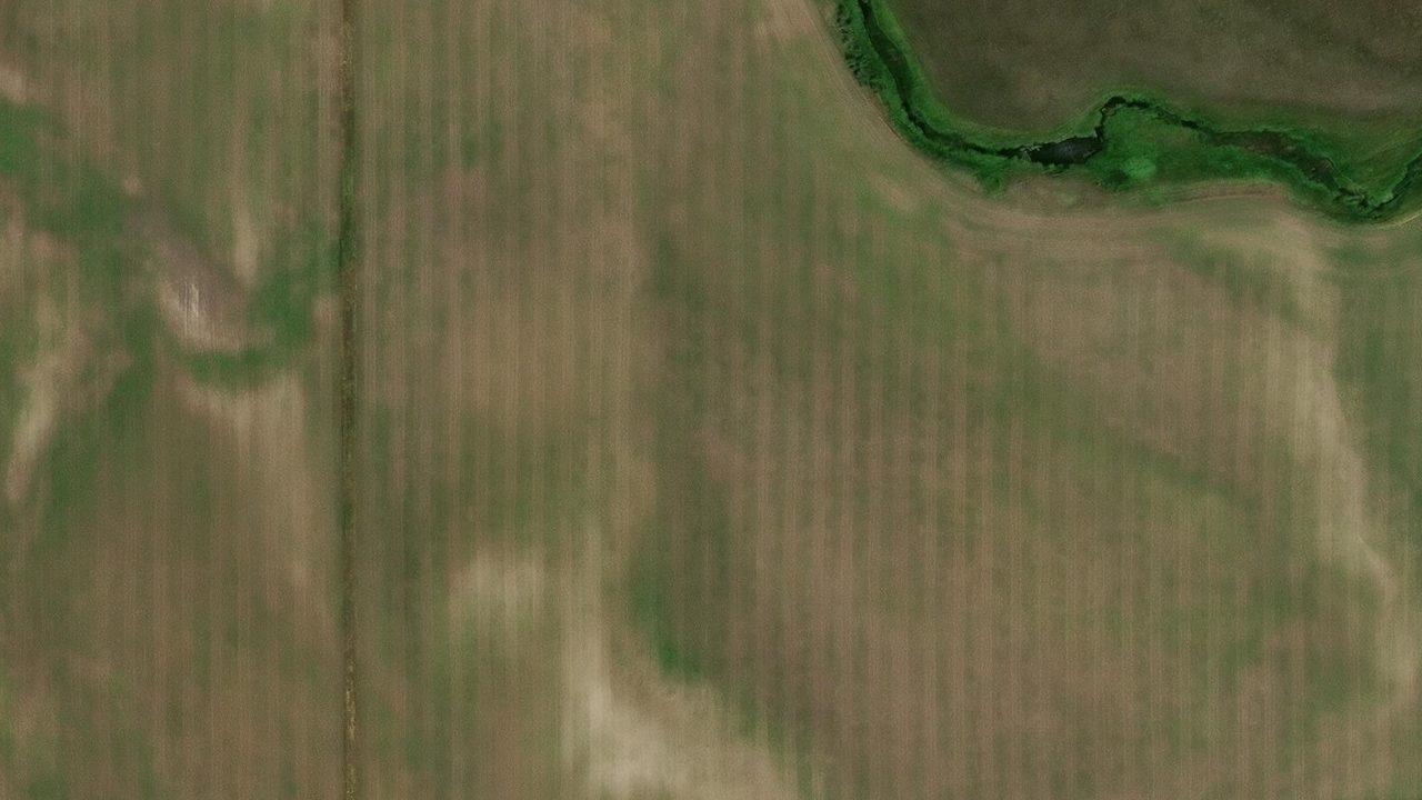 Satellite view of the area around this place
