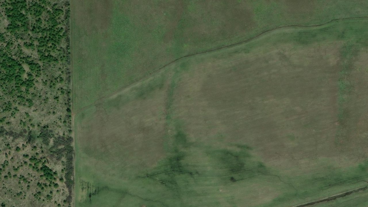 Satellite view of the area around this place