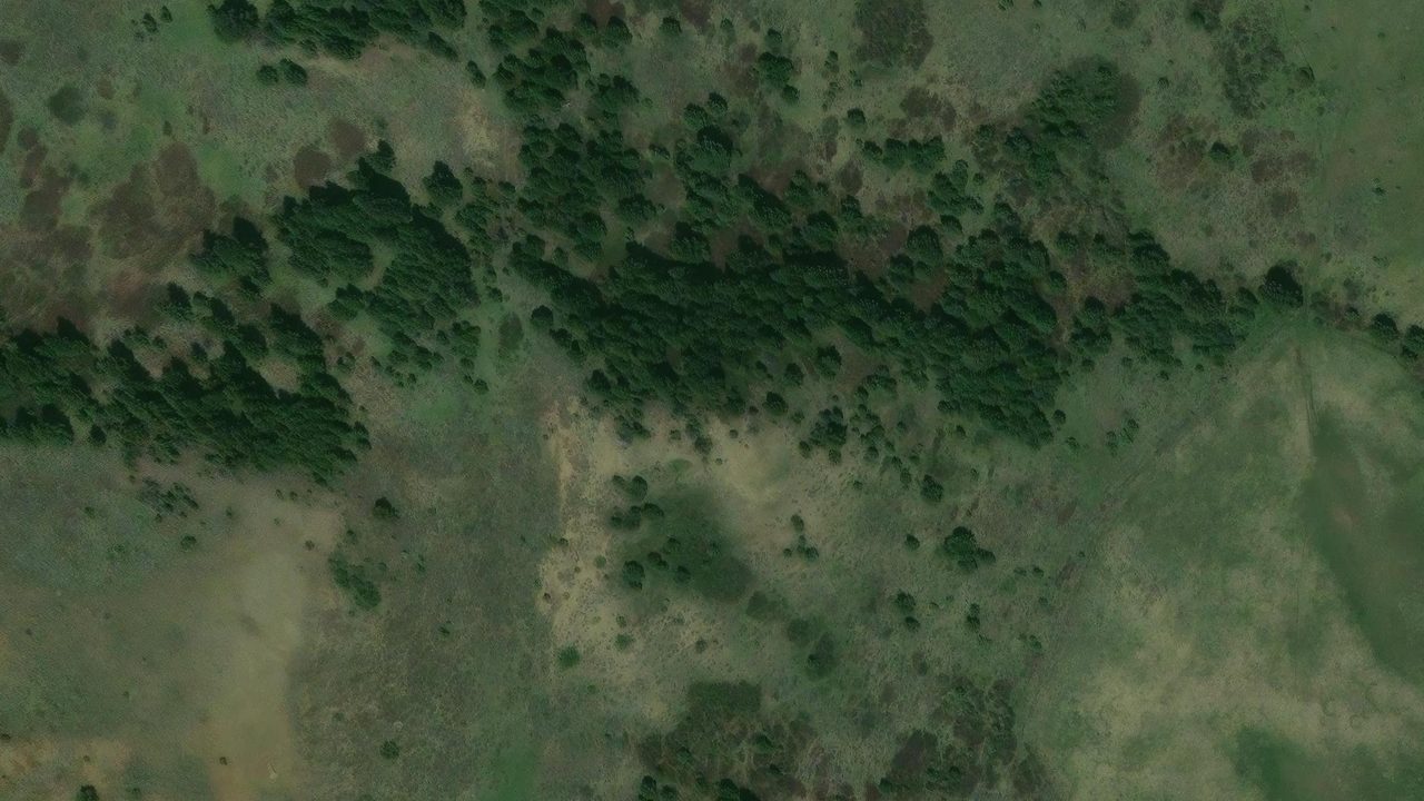 Satellite view of the area around this place