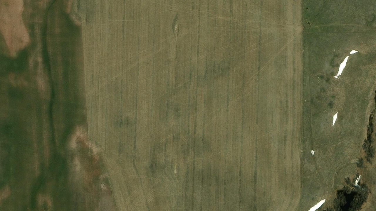 Satellite view of the area around this place