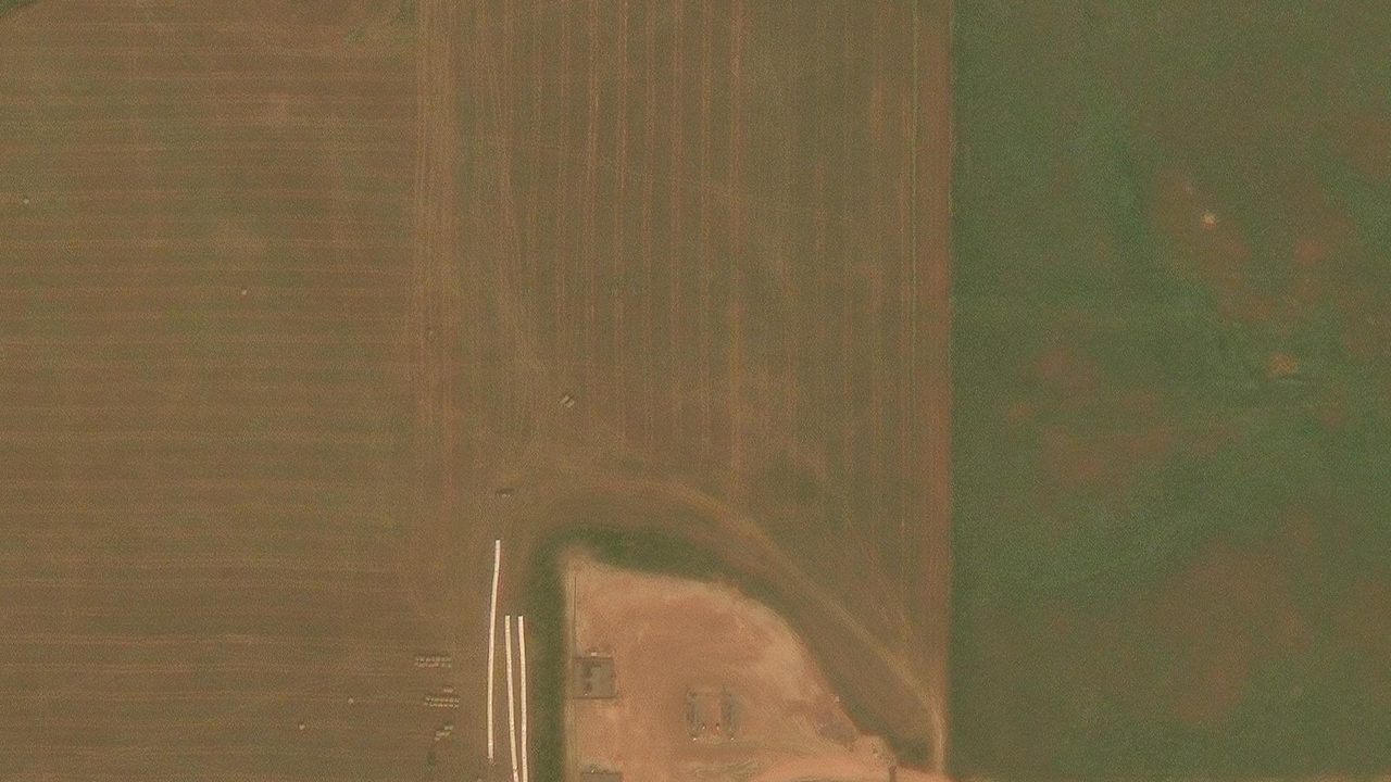 Satellite view of the area around this place