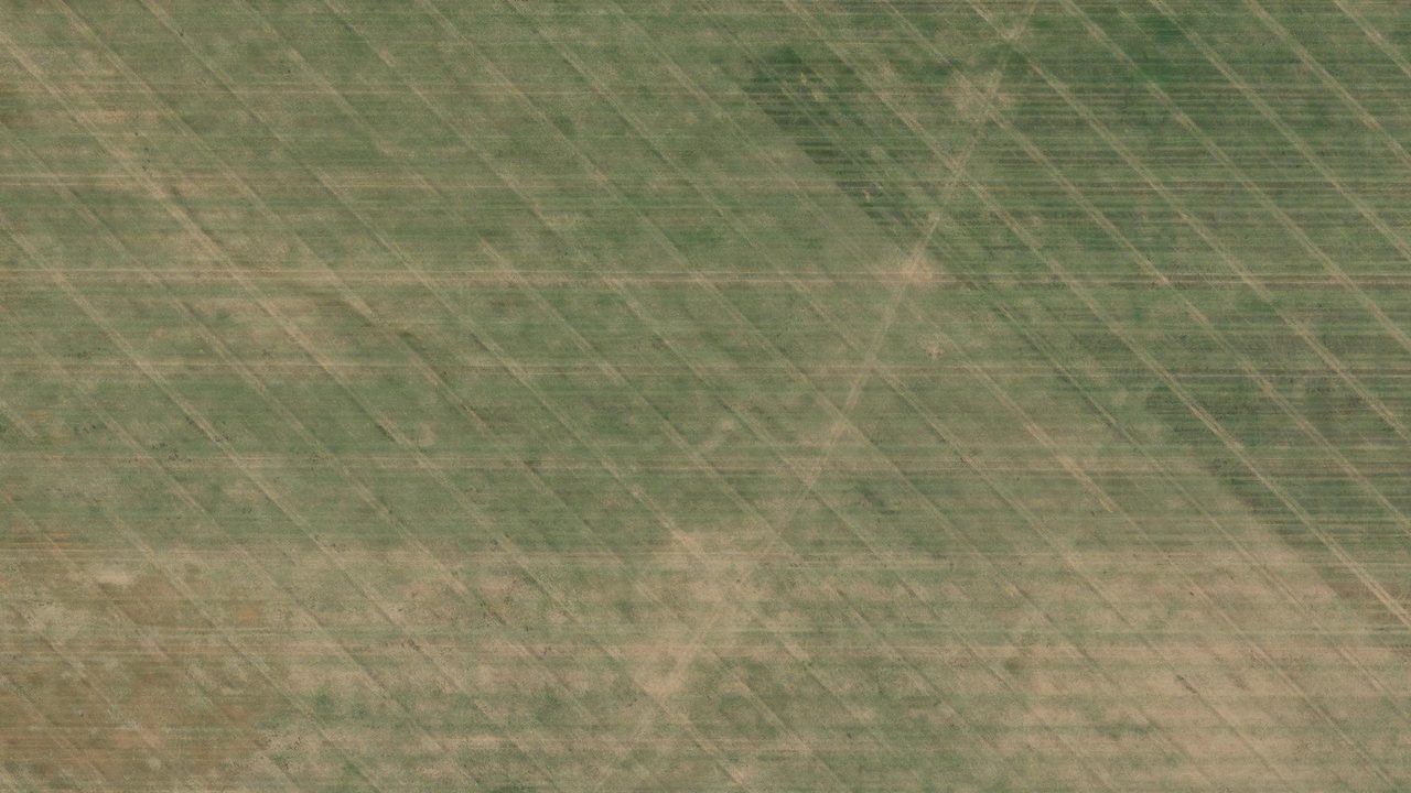 Satellite view of the area around this place