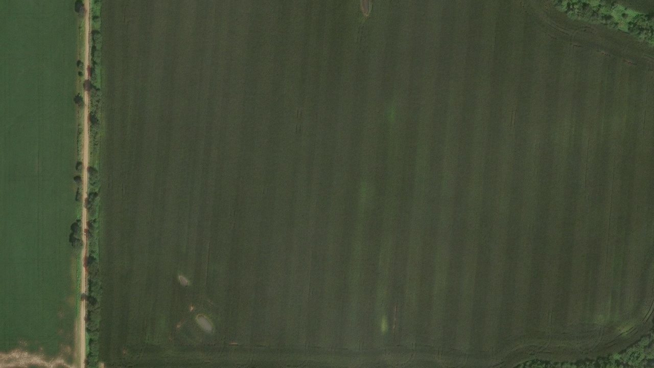 Satellite view of the area around this place