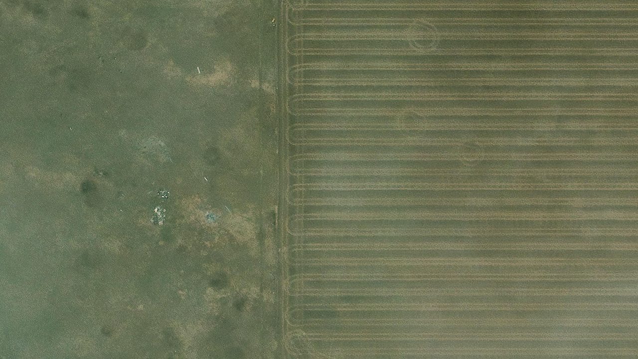 Satellite view of the area around this place