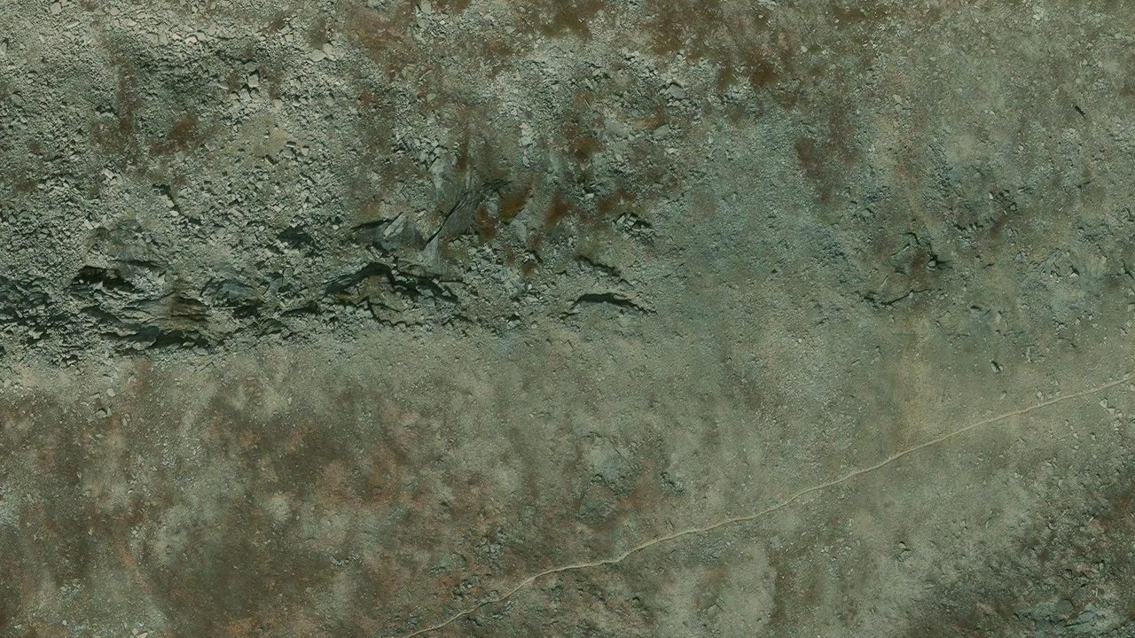 Satellite view of the area around this place